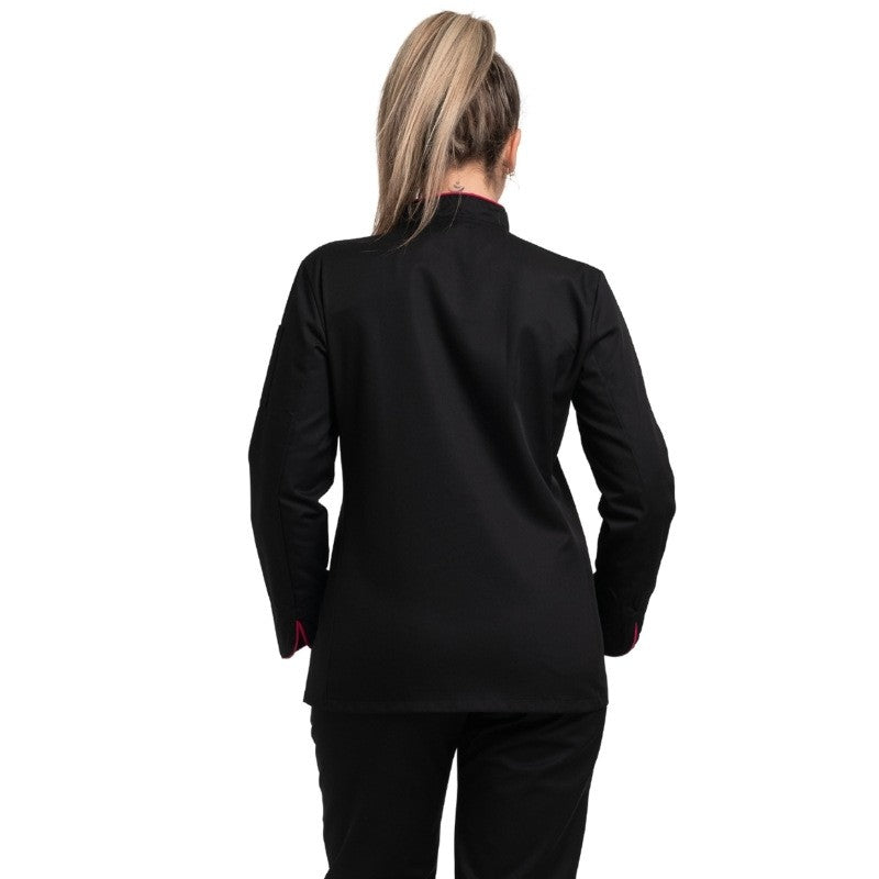 Dos de veste de cuisine ORCHESTRA noir femme de Manelli