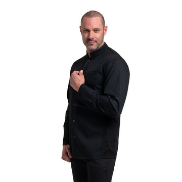 Veste de Cuisine Homme Paris Manches Longues Noir