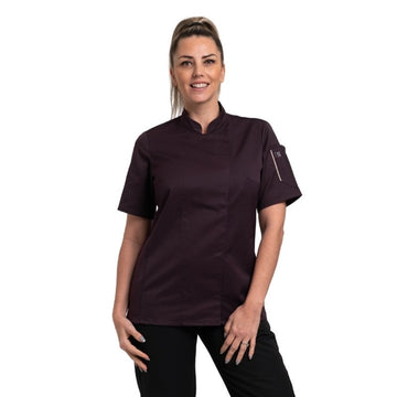 Veste de Cuisine et restauration Femme Unera Prune ROBUR