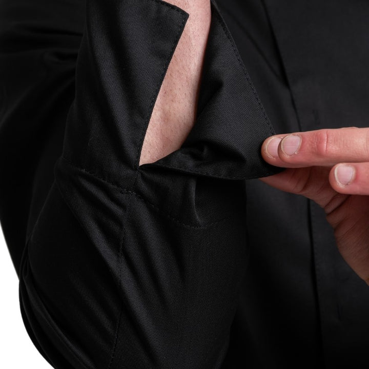 Détail manche finition Texas noir