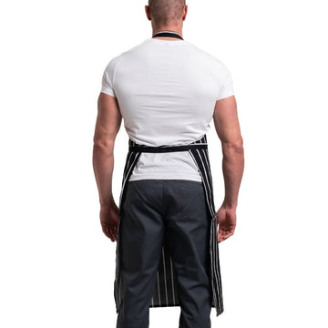 Dos tablier à bavette noir PR110