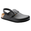 Sabots de Travail en Cuir Naturel Noir Bride KAY SL - BIRKENSTOCK