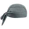 Bandana de Cuisine Gris à Rayures Blanches - EGOCHEF
