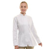 Veste de Cuisine Femme Manches Longues Blanche Lady Monza - CHAUD DEVANT