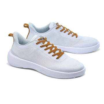 paire de basket Snug vue d'ensemble détails camel