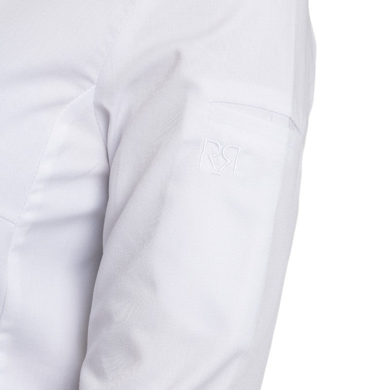 Veste de Cuisine Femme Manches Longues Blanc Flores - ROBUR