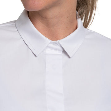 Veste de Cuisine Femme Manches Longues Blanc Flores - ROBUR - 10