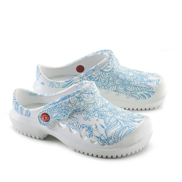 sabots médicaux Protec de chez Shu'zz motif mandala