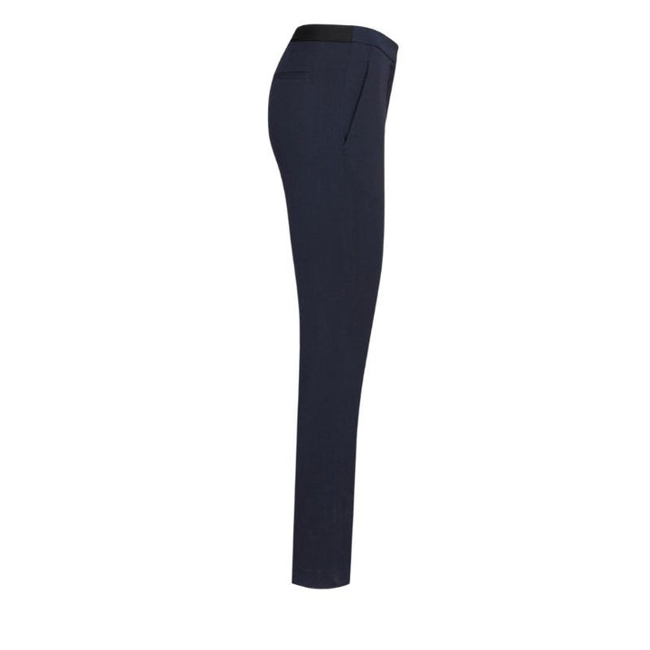 Pantalon Kariban femme bleu marine vue de profil