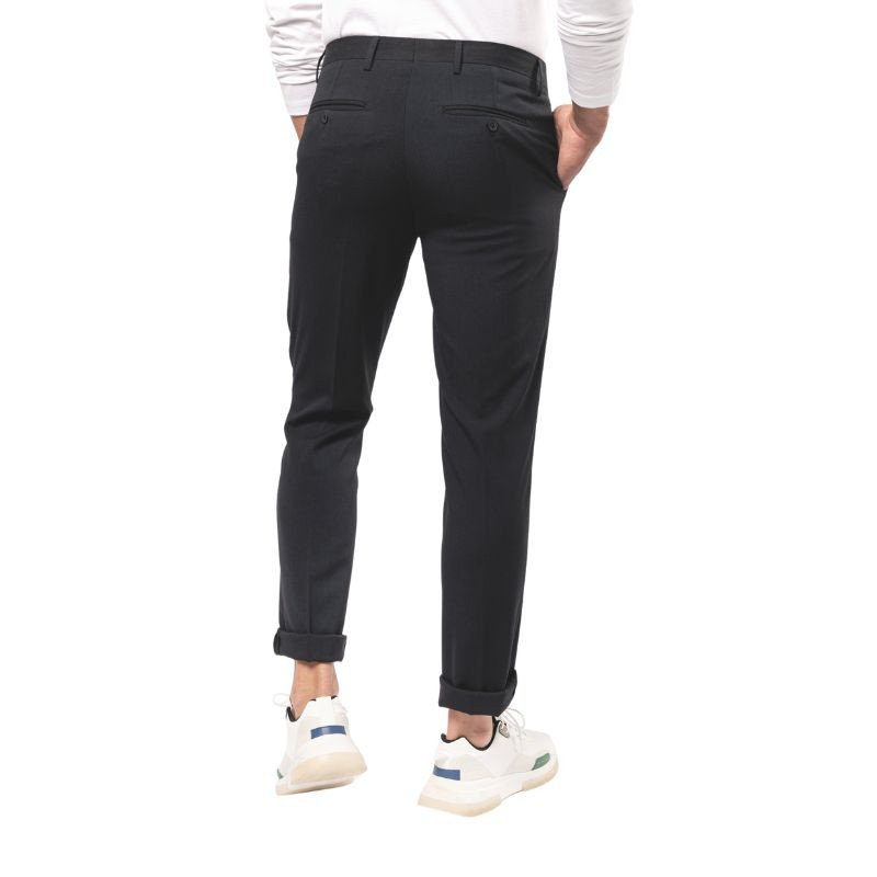 Pantalon de service Homme noir vu de dos.