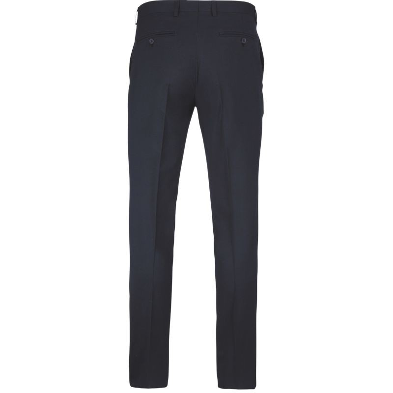 Pantalon de service vu de dos bleu marine