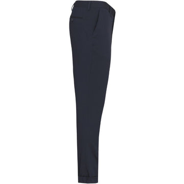 Pantalon bleu marine vu de profil