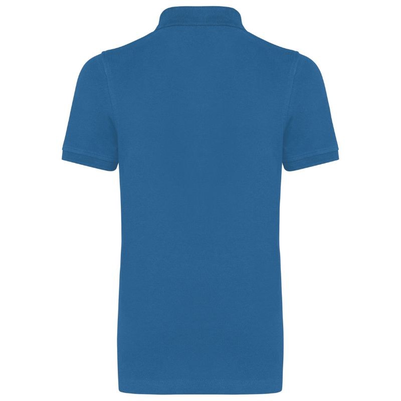 Dos Polo Enfant Manches Courtes Bleu Royal KARIBAN Vêtements Enfants Manelli