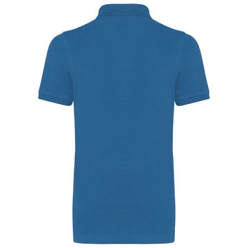 Dos Polo Enfant Manches Courtes Bleu Royal KARIBAN Vêtements Enfants Manelli