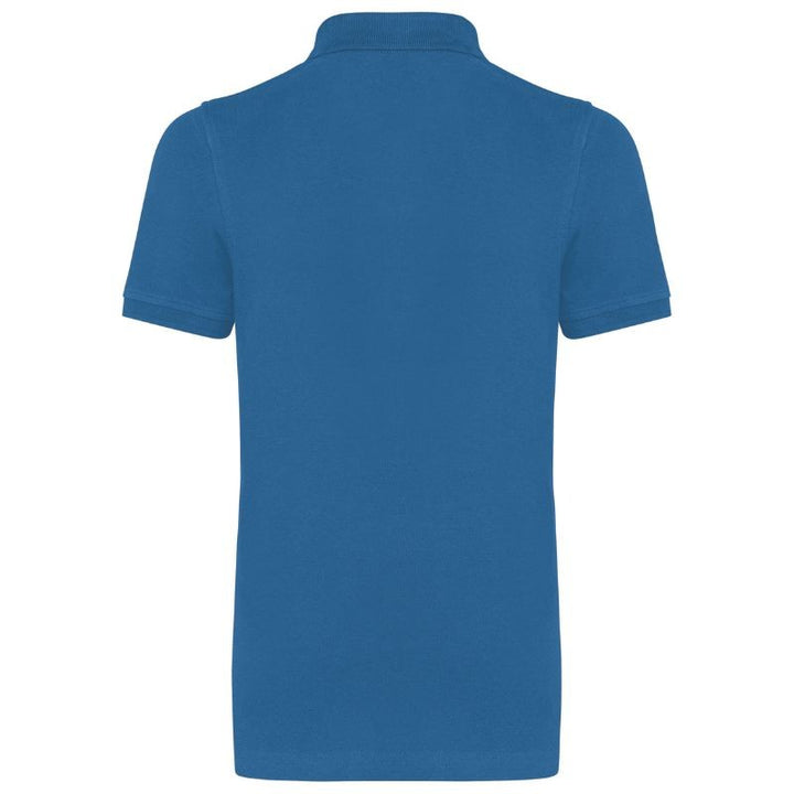 Dos Polo Enfant Manches Courtes Bleu Royal KARIBAN Vêtements Enfants Manelli