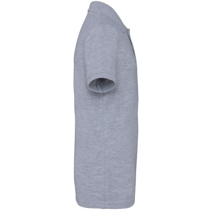 Profil Polo Enfant Manches Courtes Gris KARIBAN Vêtements Enfants Manelli