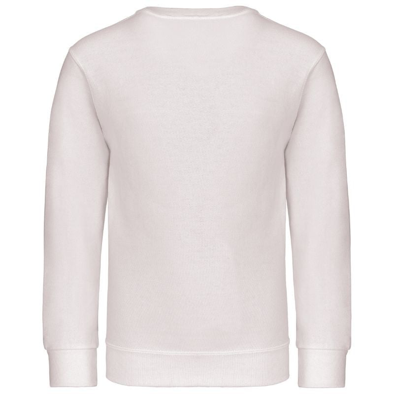 Sweat-Shirt Noir Col Rond Blanc KARIBAN Vêtement enfant Manelli