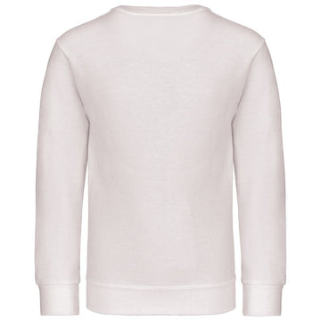 Sweat-Shirt Noir Col Rond Blanc KARIBAN Vêtement enfant Manelli