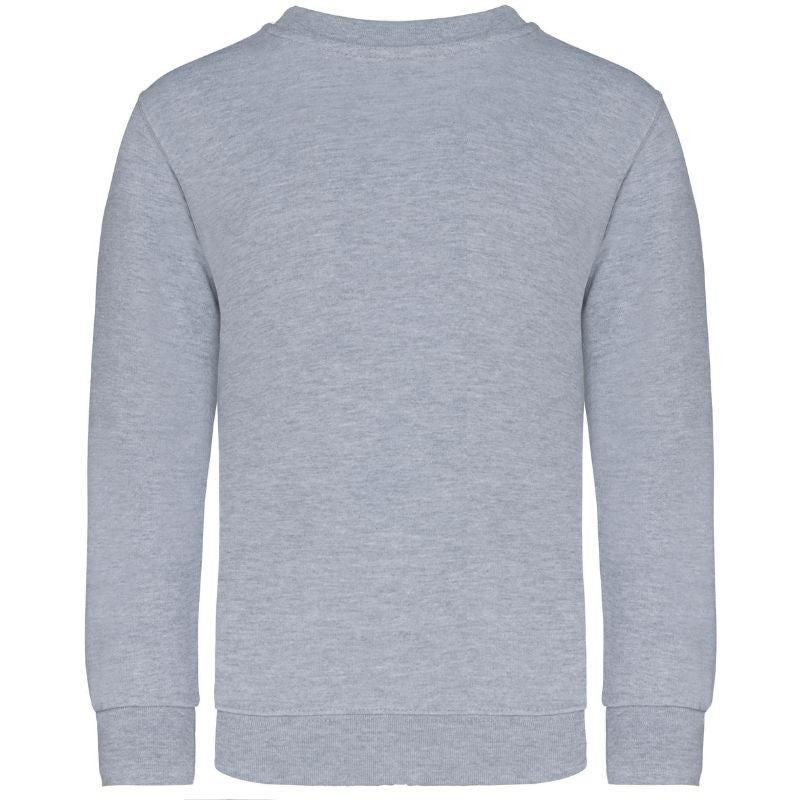 Sweat-Shirt Noir Col Rond Gris KARIBAN Vêtement enfant Manelli