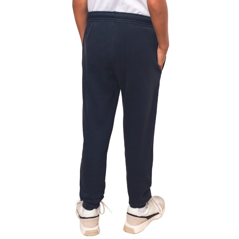 Dos Pantalon Enfant Molleton noir ou bleu marine KARIBAN vêtements enfant Manelli