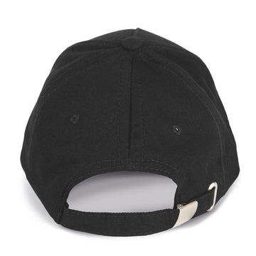 Casquette enfant noir et blanc vu de dos