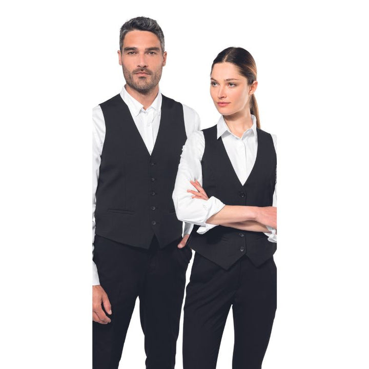 gilet de service homme noir - kariban 