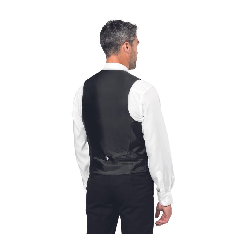 dos Gilet de Service Homme Noir - KARIBAN