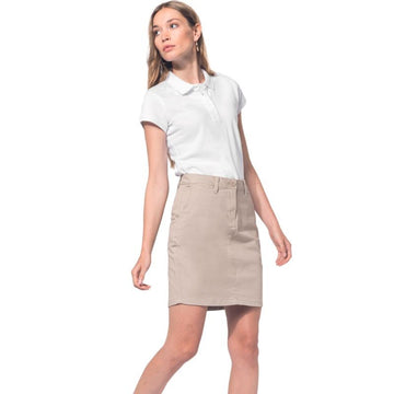 jupe de service chino beige