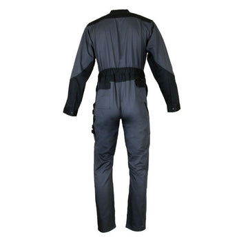 Dos Combinaison de Travail Homme 2 Zips Multipoches Chlore - LMA