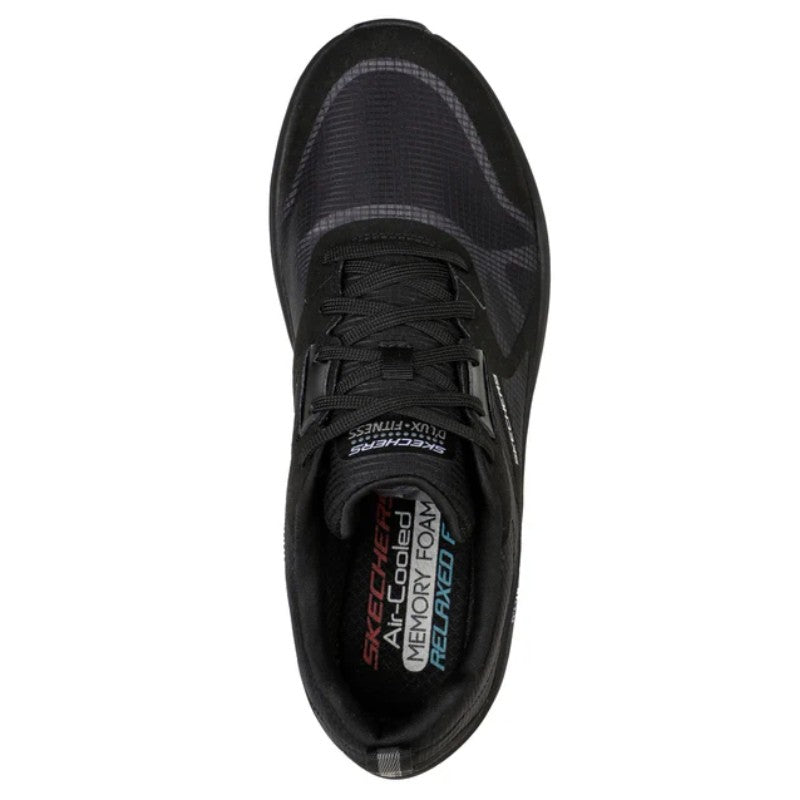 Basket de travail noir sport Skechers D'Luxe Fitness vue de haut