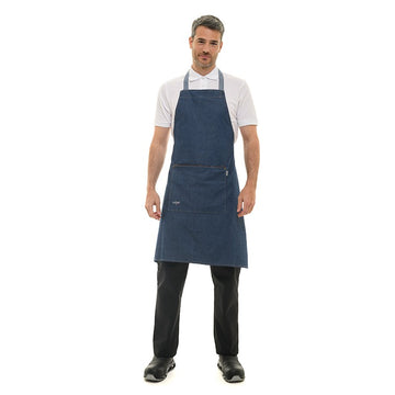 Tablier à bavette en jeans Lafont