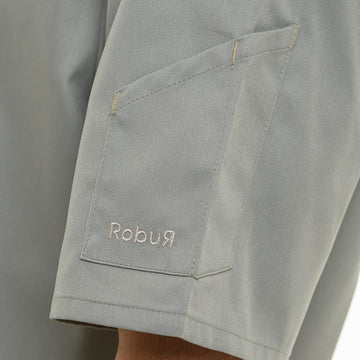 Veste Cuisine Tilleul Manches courtes Détail poche stylo Harti ROBUR