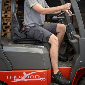 Short de Travail porté Léger Ripstop Stretch Atmosphère - LMA