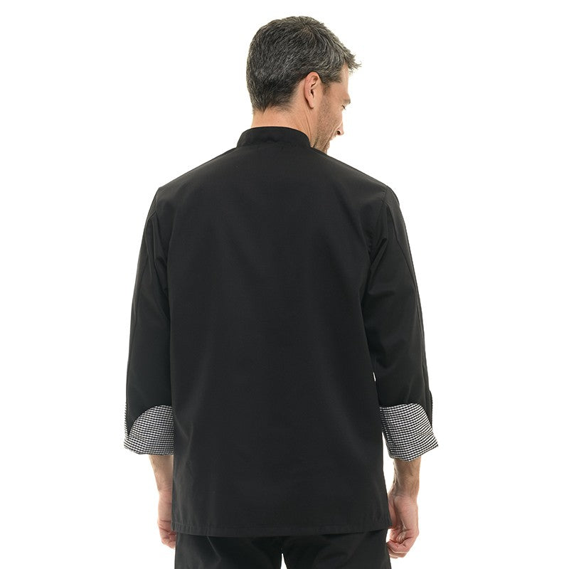 veste de cuisine homme impression carreaux