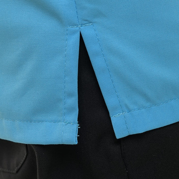 Veste de cuisine Texas bleu turquoise pour homme Manelli