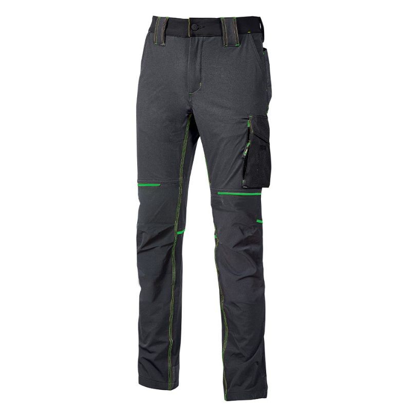 Pantalon Homme World Asphalt grey green - vêtements de travail UPOWER