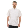 Veste de Cuisine Homme Lemongrass Manches Courtes Blanc - LAFONT CUISINE