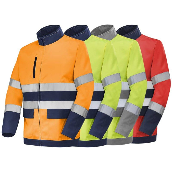Blouson de Travail Unisexe Haute Visibilité Fluo Base XP vêtements de travail CEPOVETT