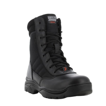 Botte Tactique Mi-Haute Polyvalente Tactic Noir SAFETY JOGGER
