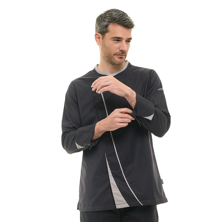 Tenue de cuisine homme Mint grise Lafont