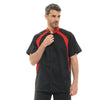 Veste de Boucher Noire et Rouge - MANELLI