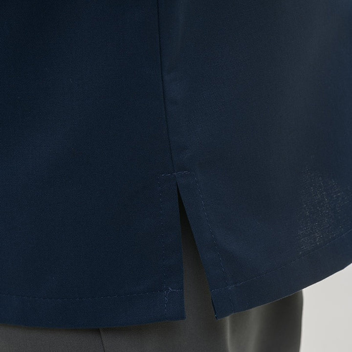 Détail veste de cuisine fendu Texas Manelli