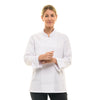 Veste de Cuisine Femme Californie à Manches Longues Blanche  - MANELLI