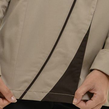 Détail de la veste saffron côté Lafont