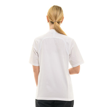 Dos de la veste de cuisine Lafont Pepper manches courtes