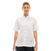 Veste de Cuisine Femme Manches Courtes Pepper Blanc - LAFONT CUISINE