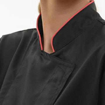 Détail col officier Manches courtes Rosy Manelli