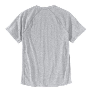Dos Tee-Shirt de Travail Homme Respirant Force® gris chiné vêtement travail CARHARTT