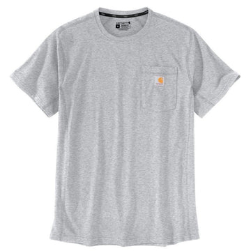 Tee-Shirt de Travail Homme Respirant Force® gris chiné vêtement travail CARHARTT