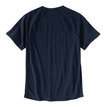 Dos Tee-Shirt de Travail Homme Respirant Force® bleu marine vêtement travail CARHARTT